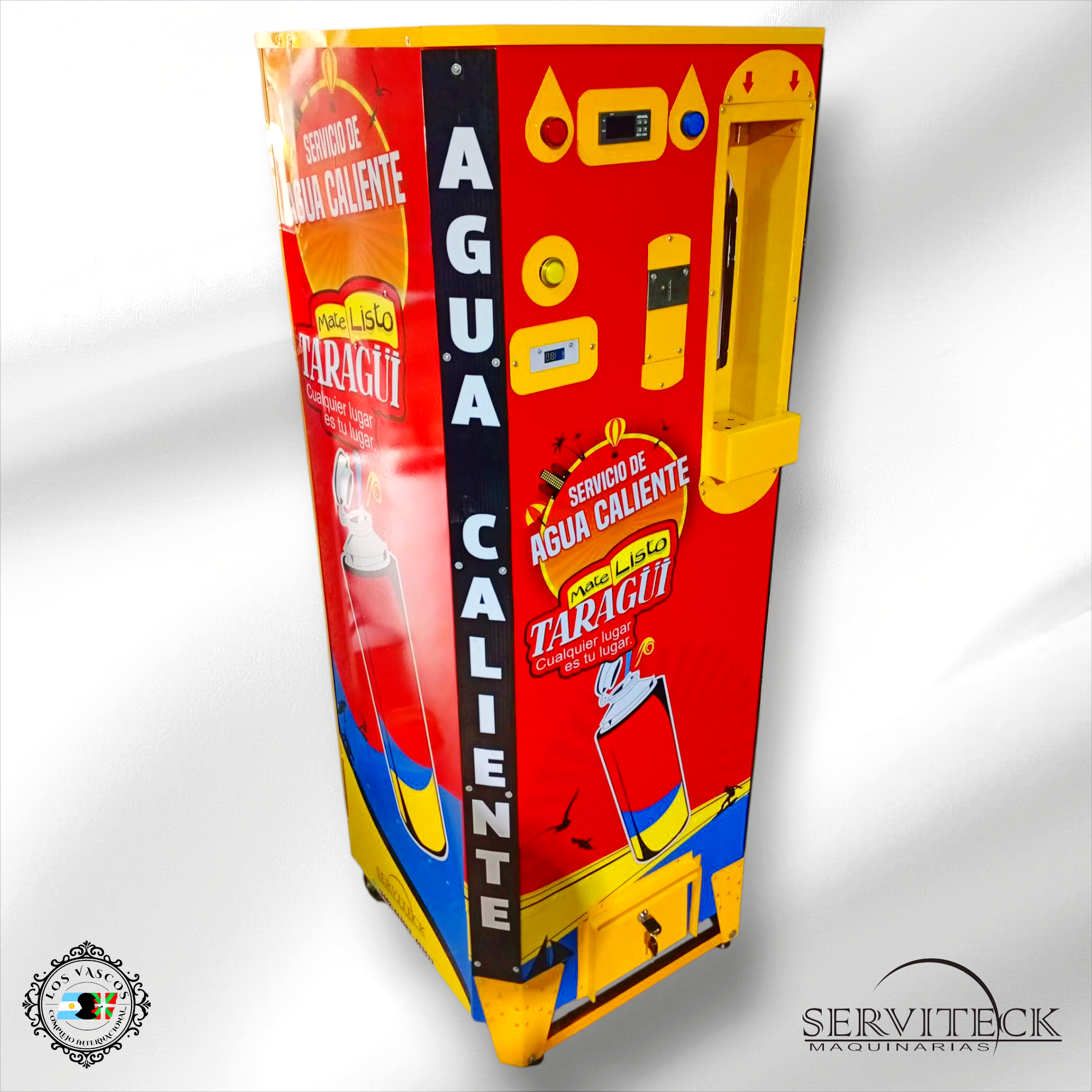 Dispensadora de Agua Caliente mod. Full Grande con Fichas