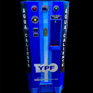 Termo dispensador automático de agua caliente por fichas – ploteo personalizado