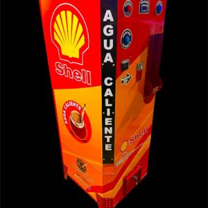 Termo dispensador automático de agua caliente por fichas – diseño personalizable